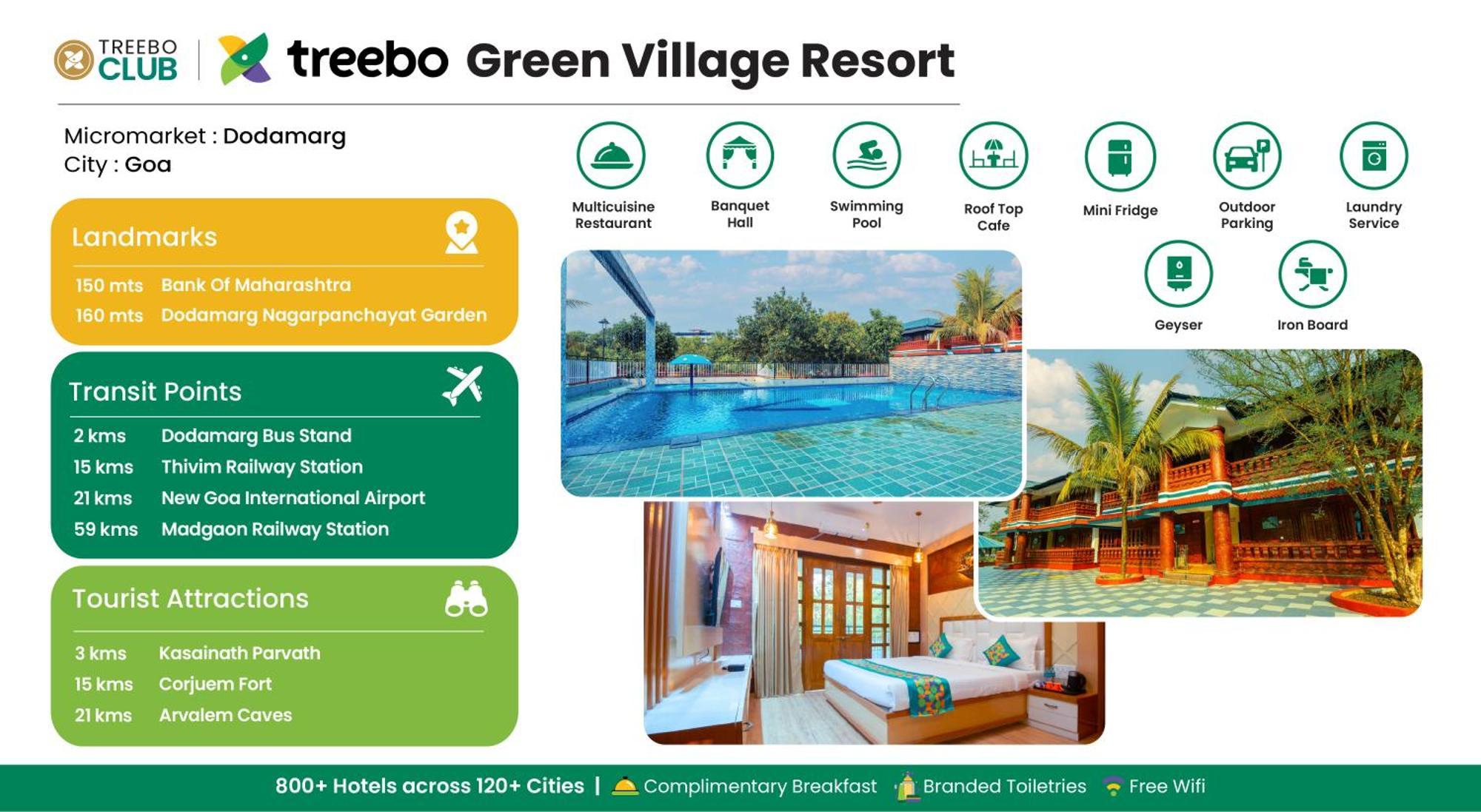 Treebo Green Village Resort - Goa Maneri  Buitenkant foto